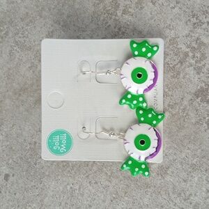 Jolli Molli Halloween Eyeball Candy Earrings
